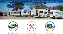 Desktop Screenshot of cervocamping.com